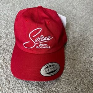 Red Selena Queen of Cumbia Cap